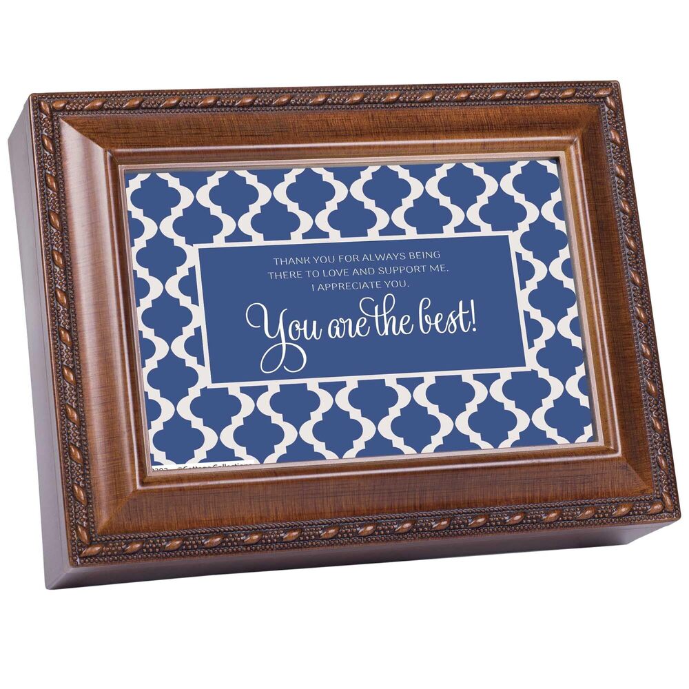 9709 Musical Trinket Photo Jewelry Box Plays Tune That is What Friends are